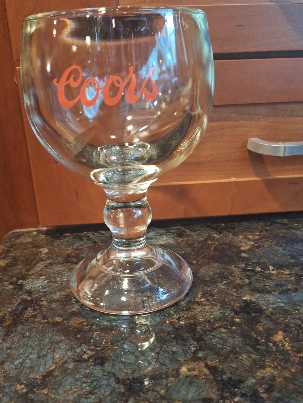 Vintage 1970s Heavy Coors Branded SchoonerGlass Holds 16 Oz.